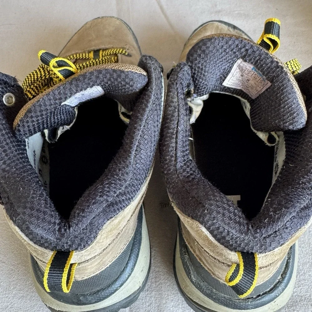 Size 8.5 - Hoka One One Tor Summit Mid WP Mens Brown Golden Rod Hiking Boots